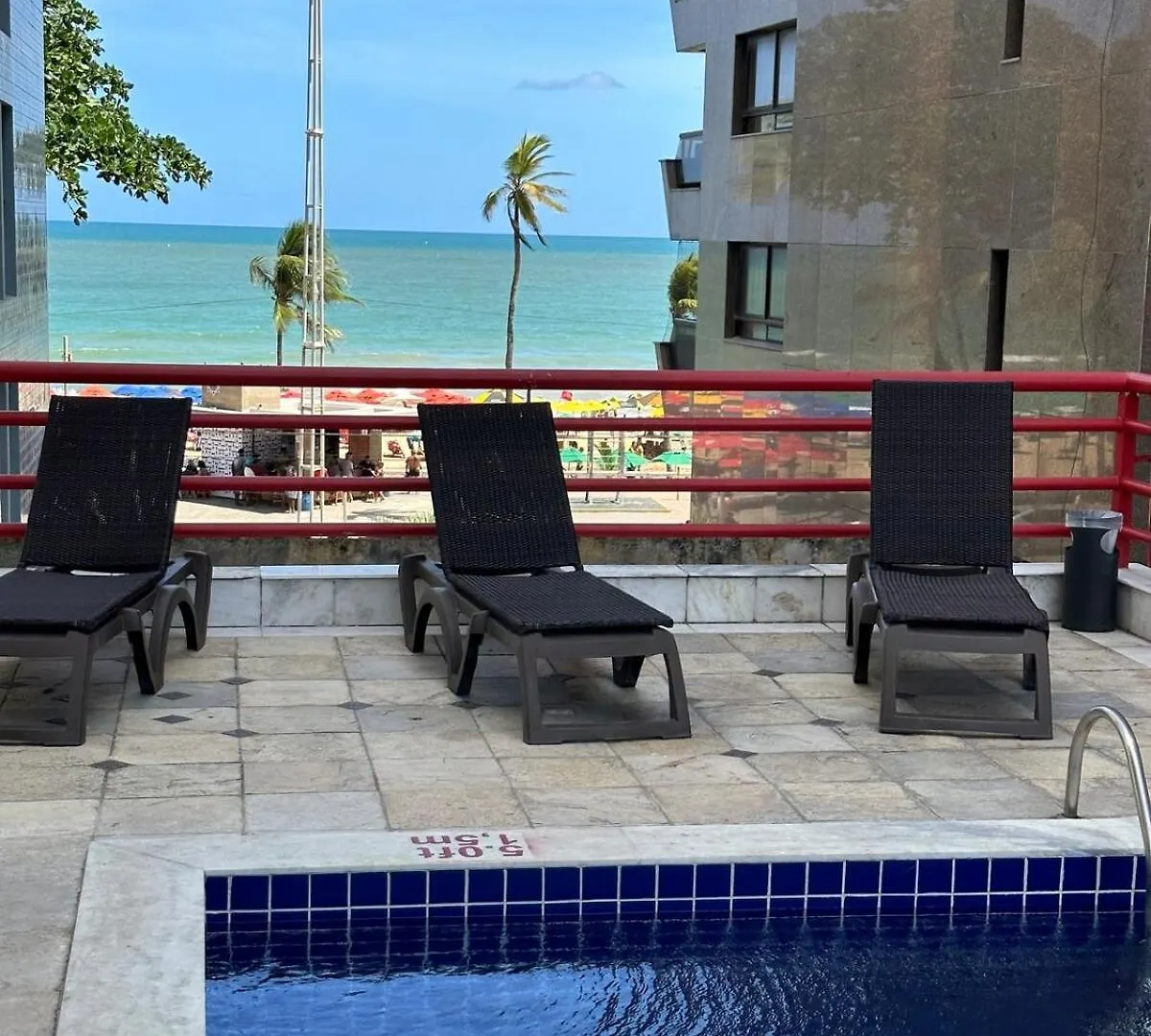 Flat Hotel Luxo - 50 Metros Da Praia Recife